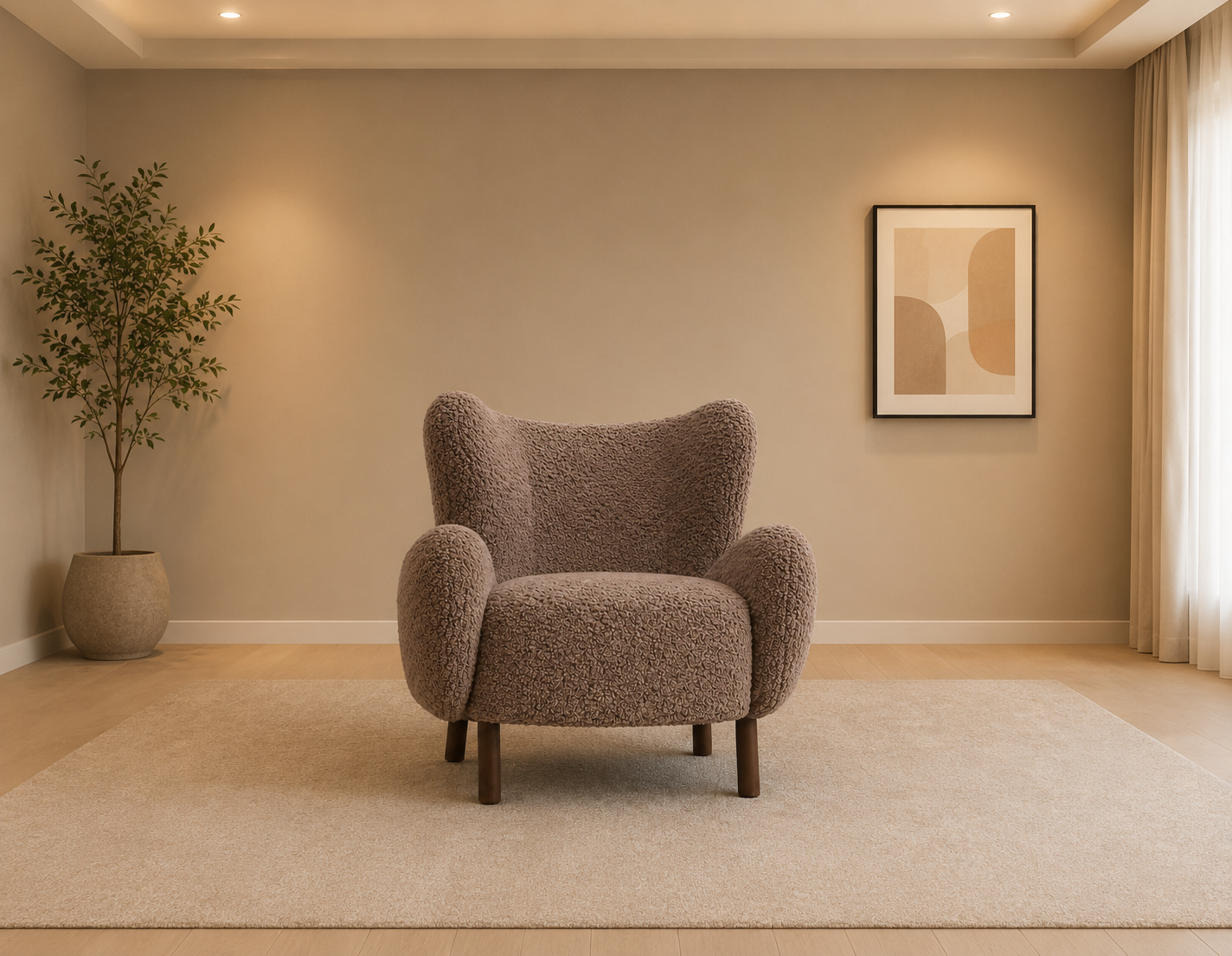 Modern Wing Chair